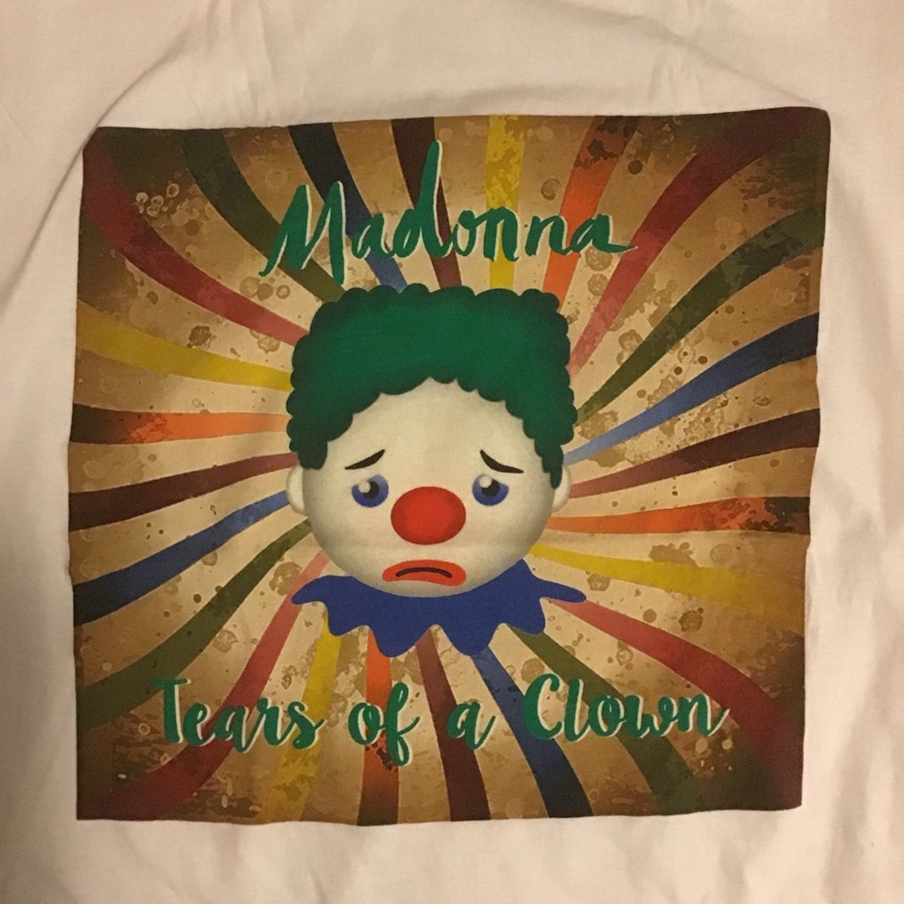 Madonna Tears of a Clown Size L
